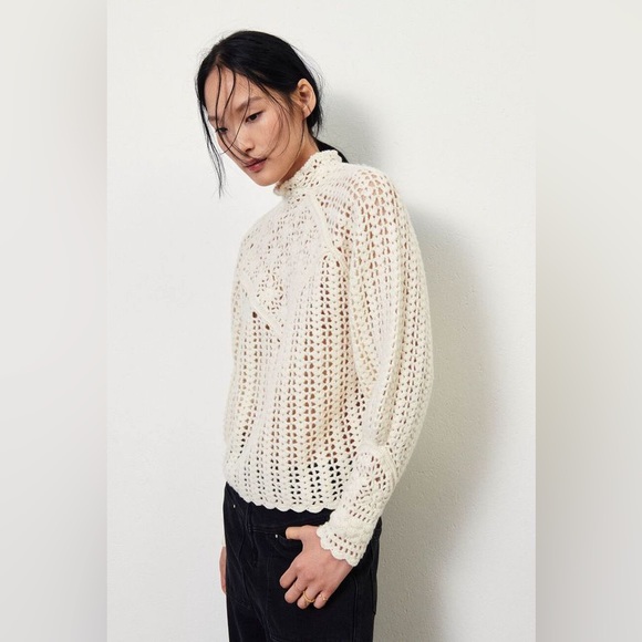 ba&sh Aste Crocheted Sweater - Picture 5 of 11